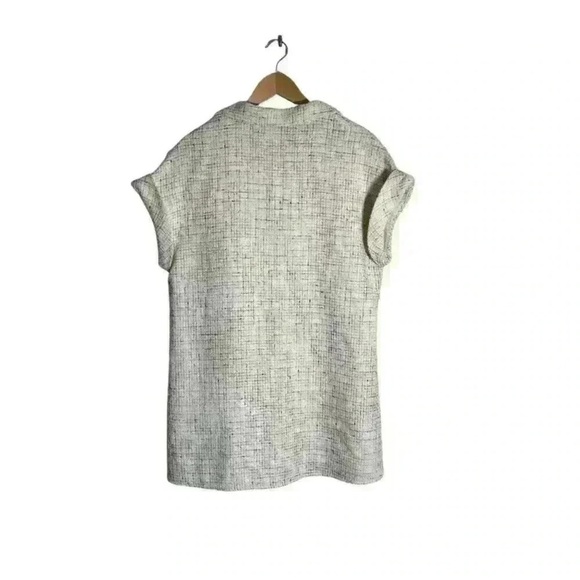 Zara Women’s Tweed Collared Mini Dress - Size Small - NWT - Picture 6 of 6